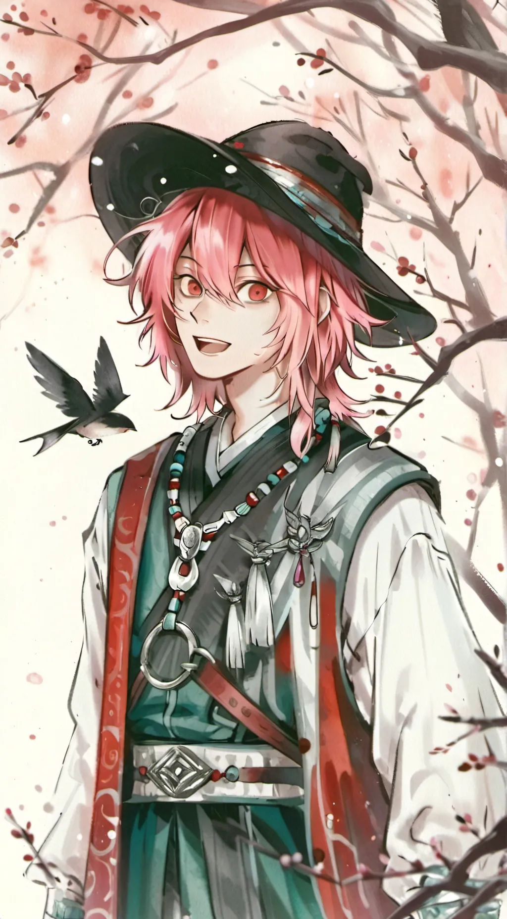 ai character: kirishima's bday! background