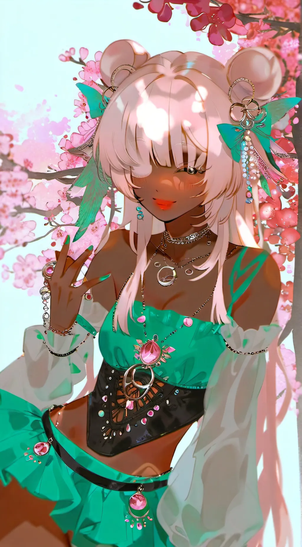 ai character: Mona  background