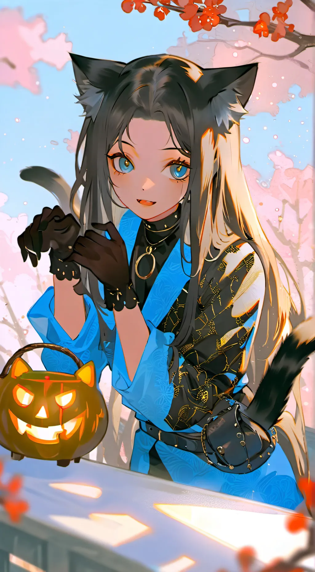 ai character: Midnight Panther Spirit background