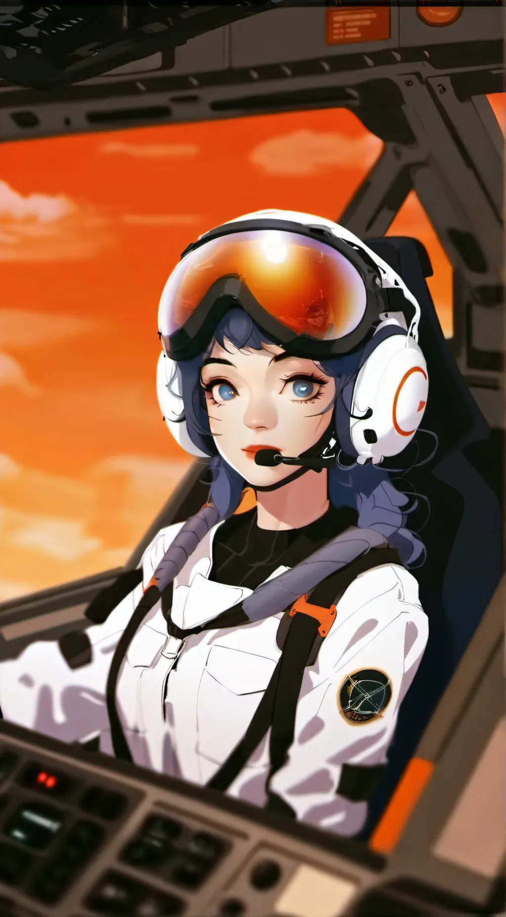 ai character: commander Lilly  background