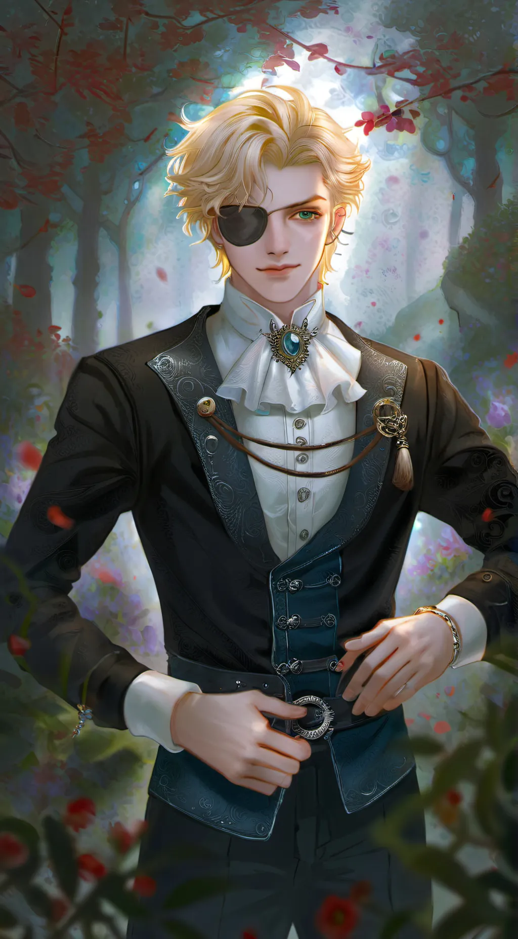ai character: Coner  background