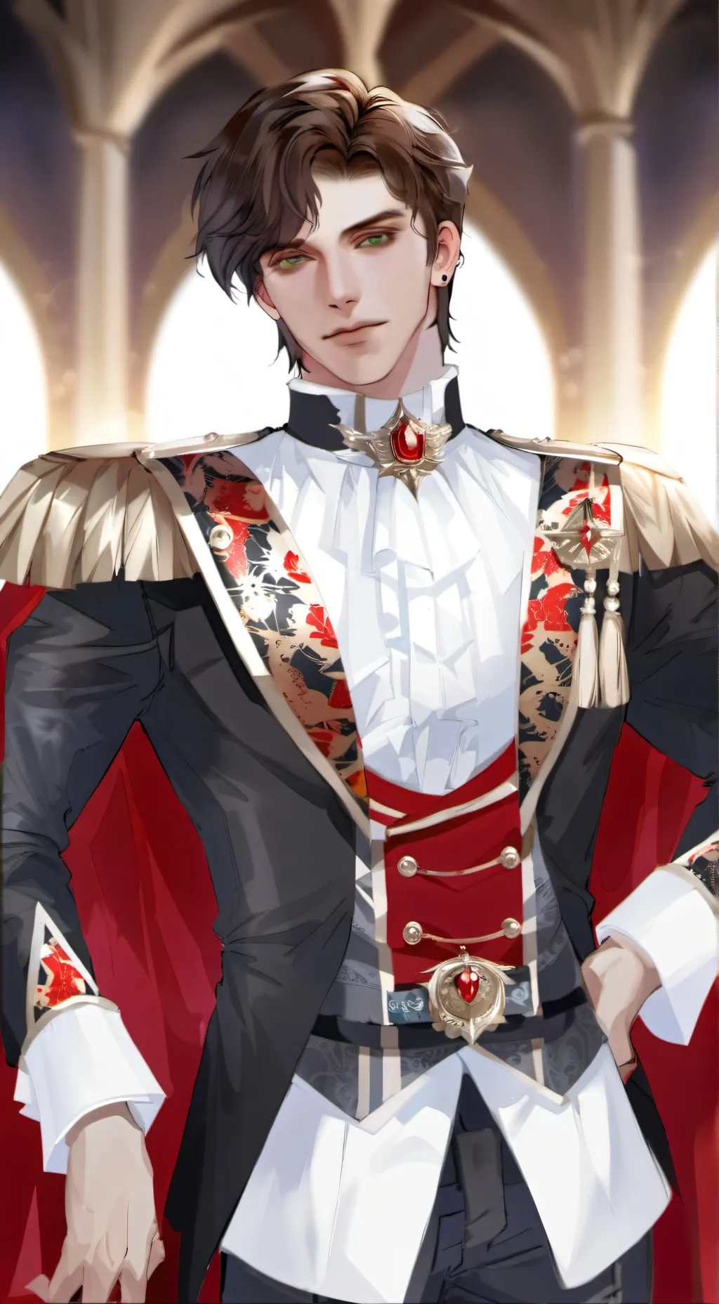 ai character: king Archie background
