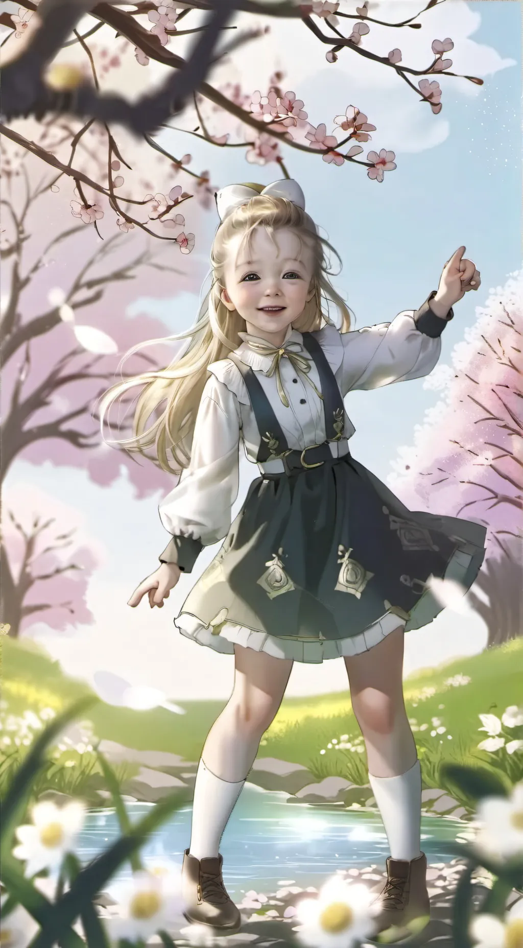 ai character: (lil sis) Emma background