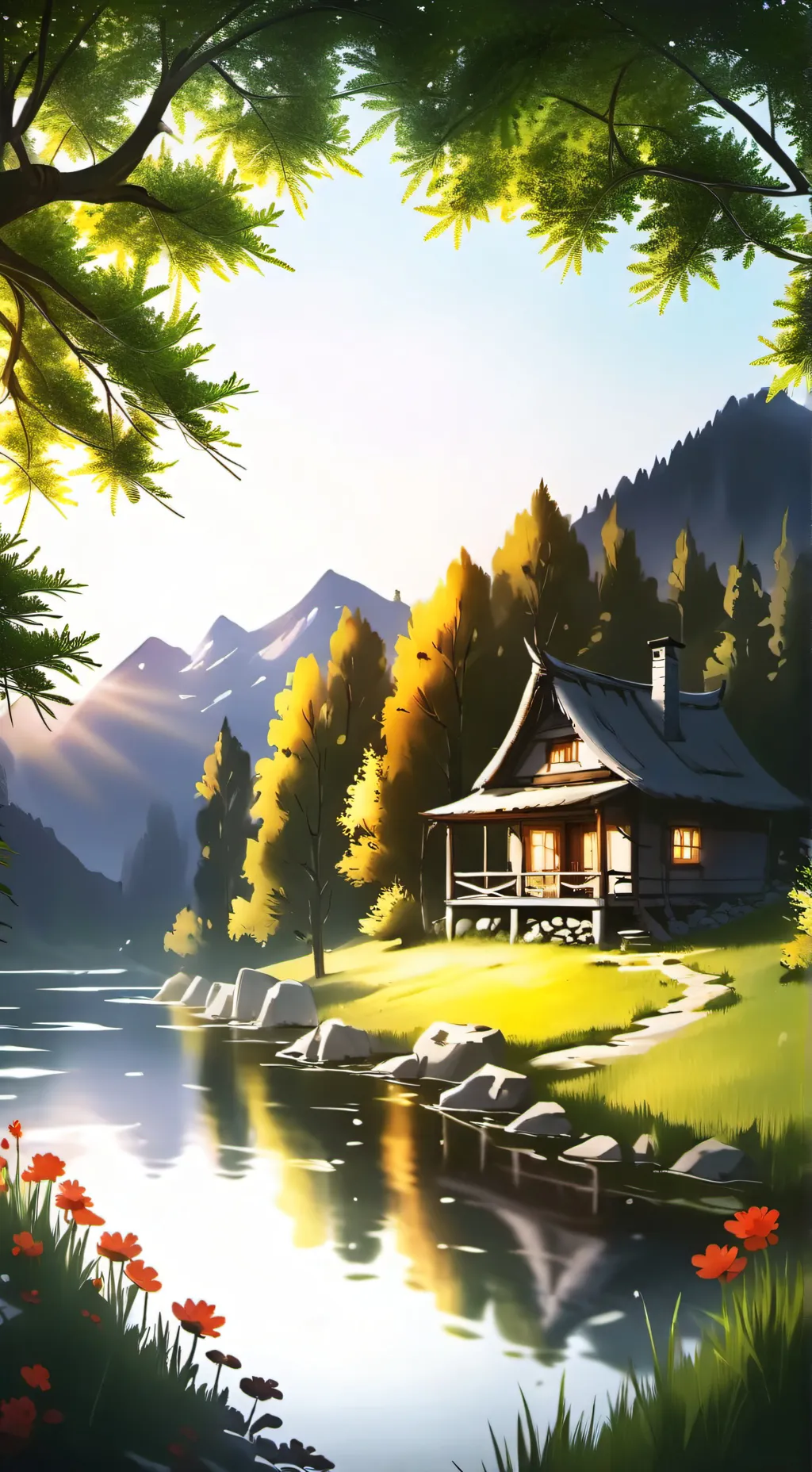 ai character: Richard x Peter  background