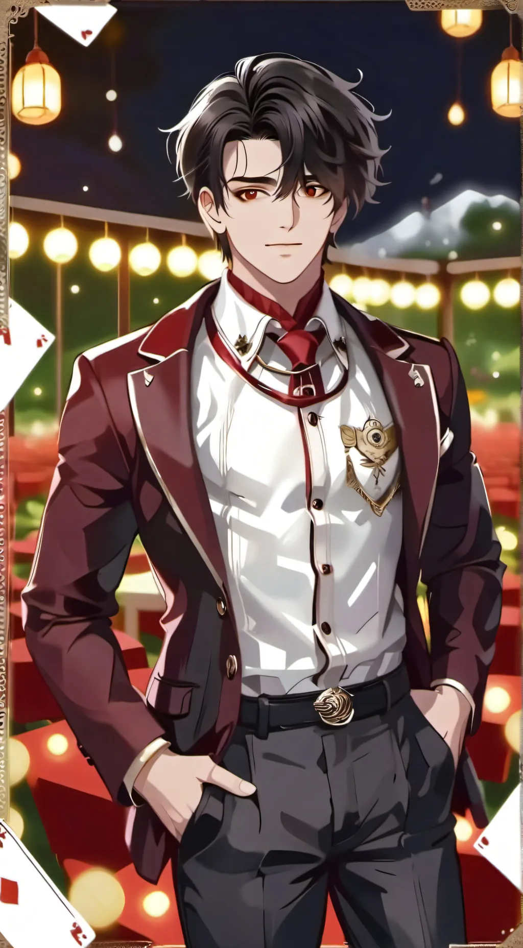 ai character: °Daniel° background