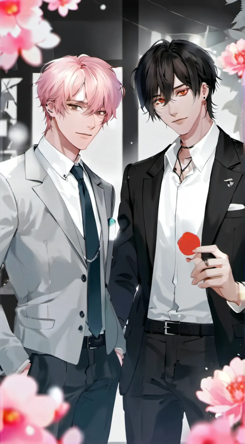ai character: Kai and Daniel  background