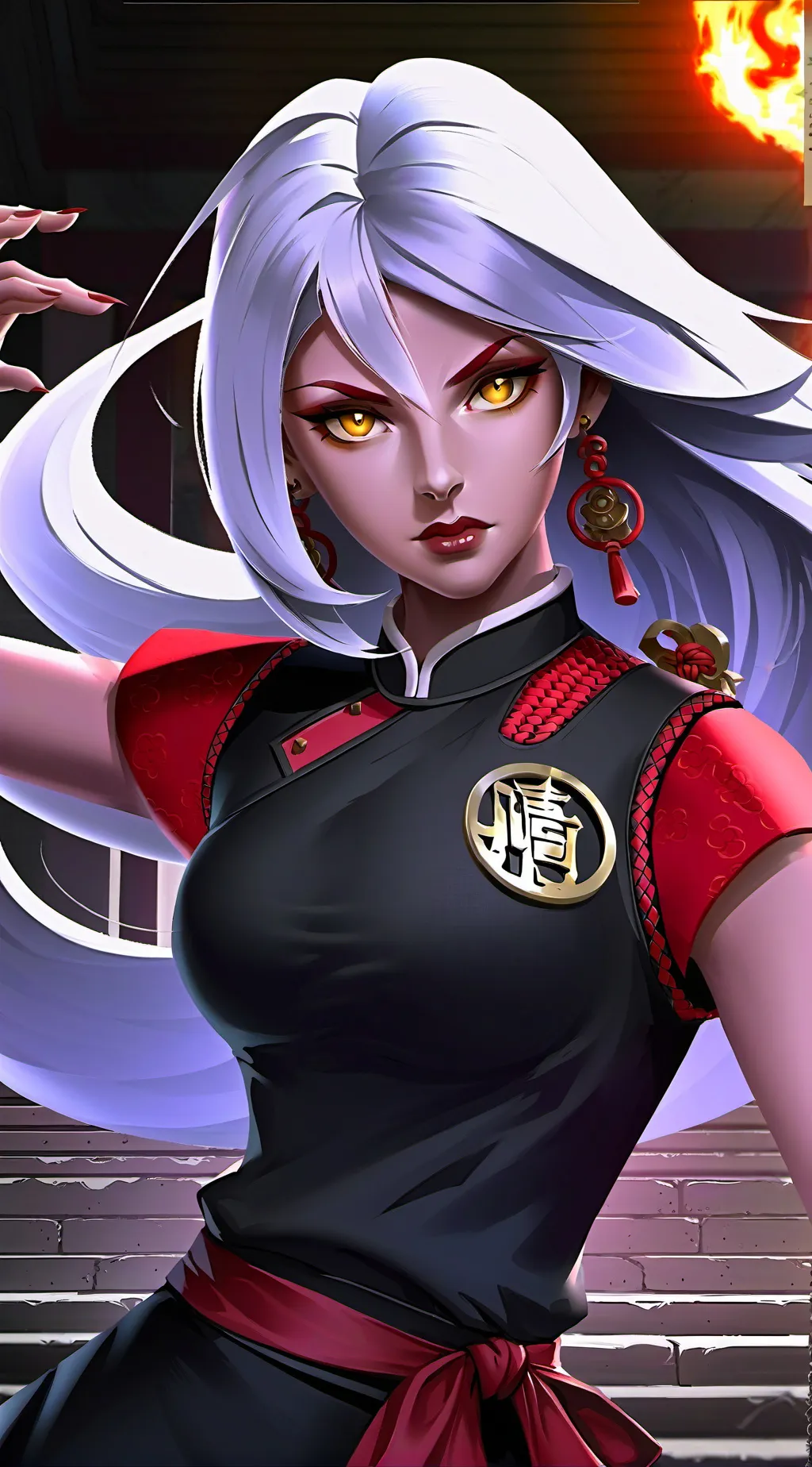 ai character: Maki Zen'in background