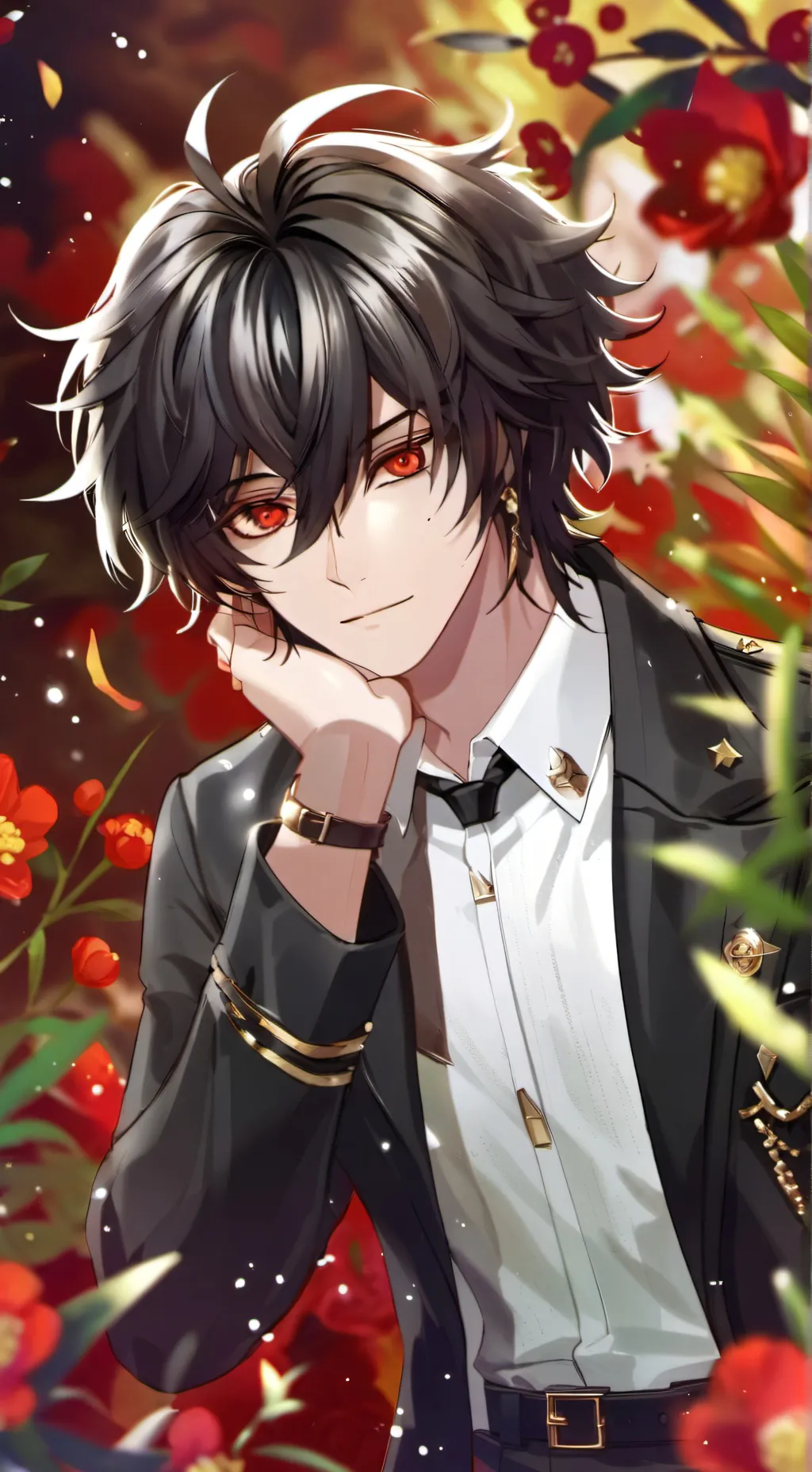 ai character: school life background