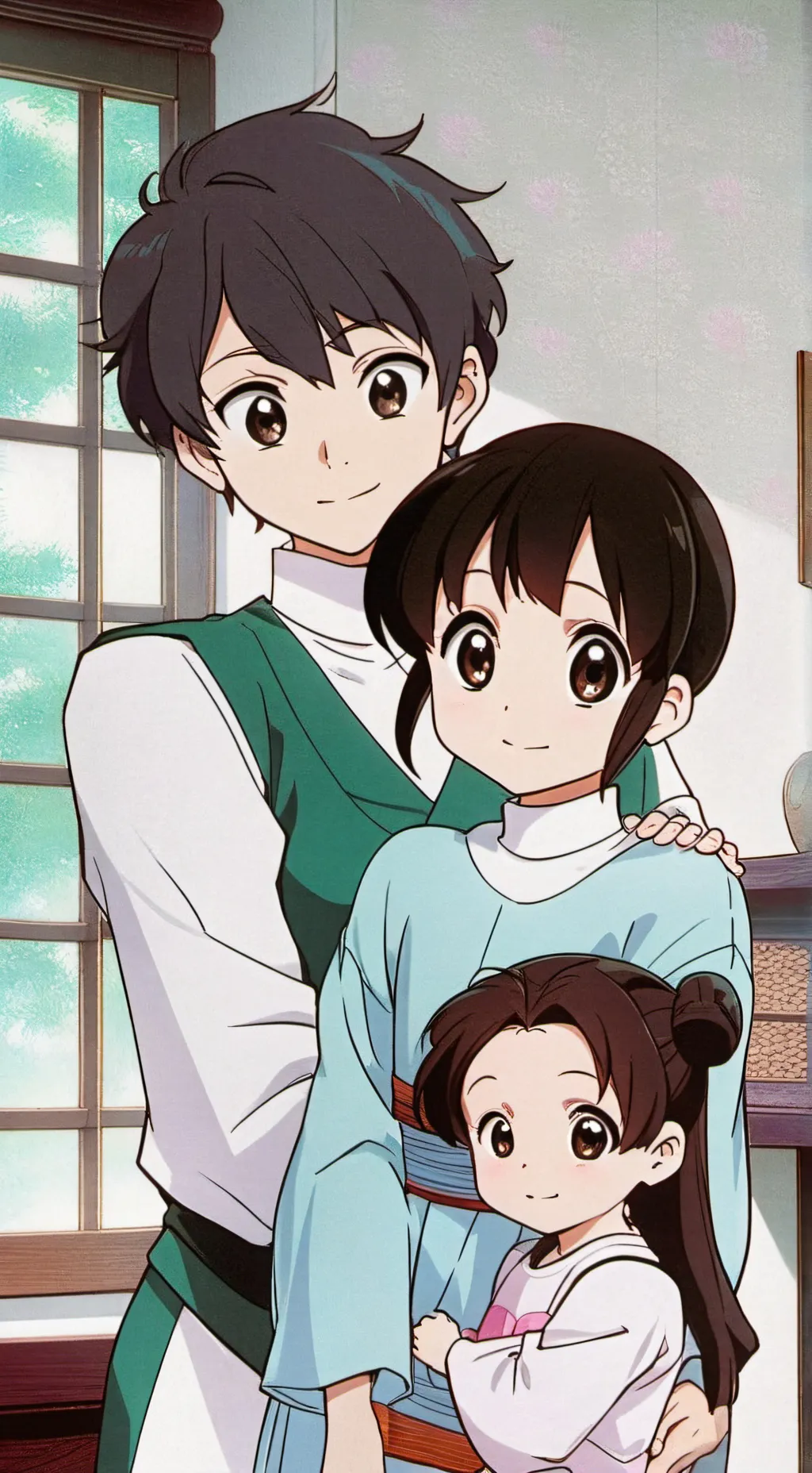 ai character: deku Leia zoie  background