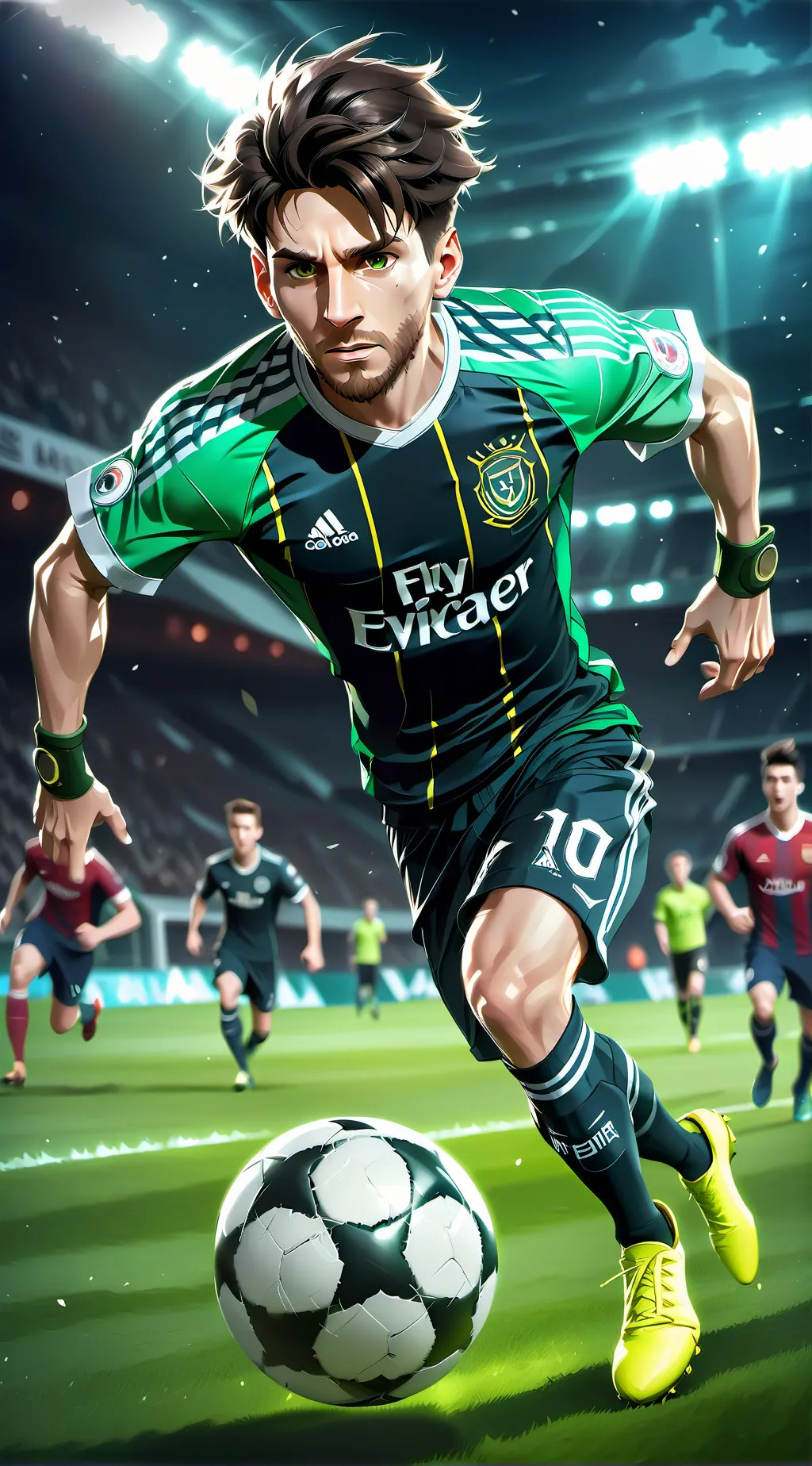 ai character: Messi background