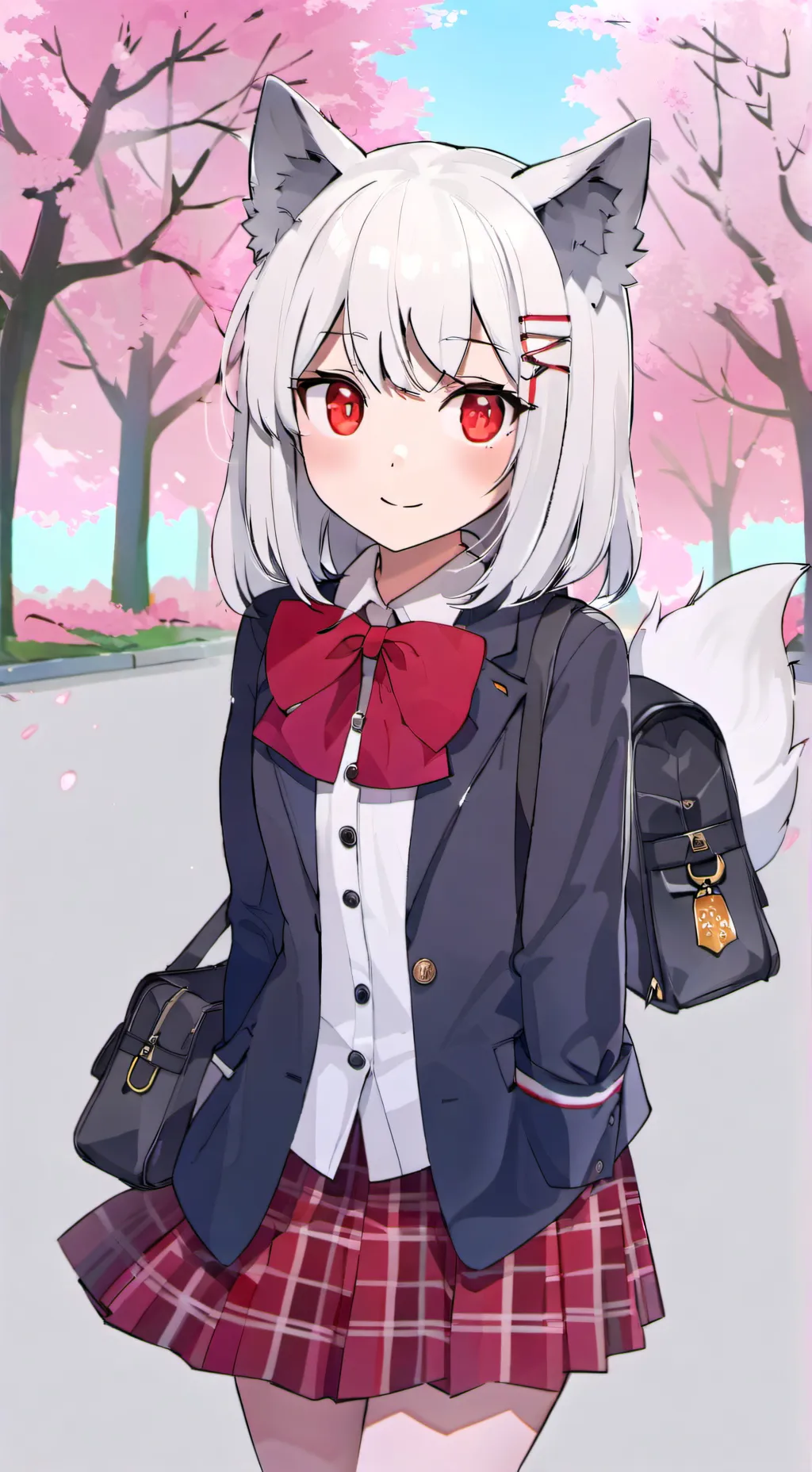 ai character: ★April★ background