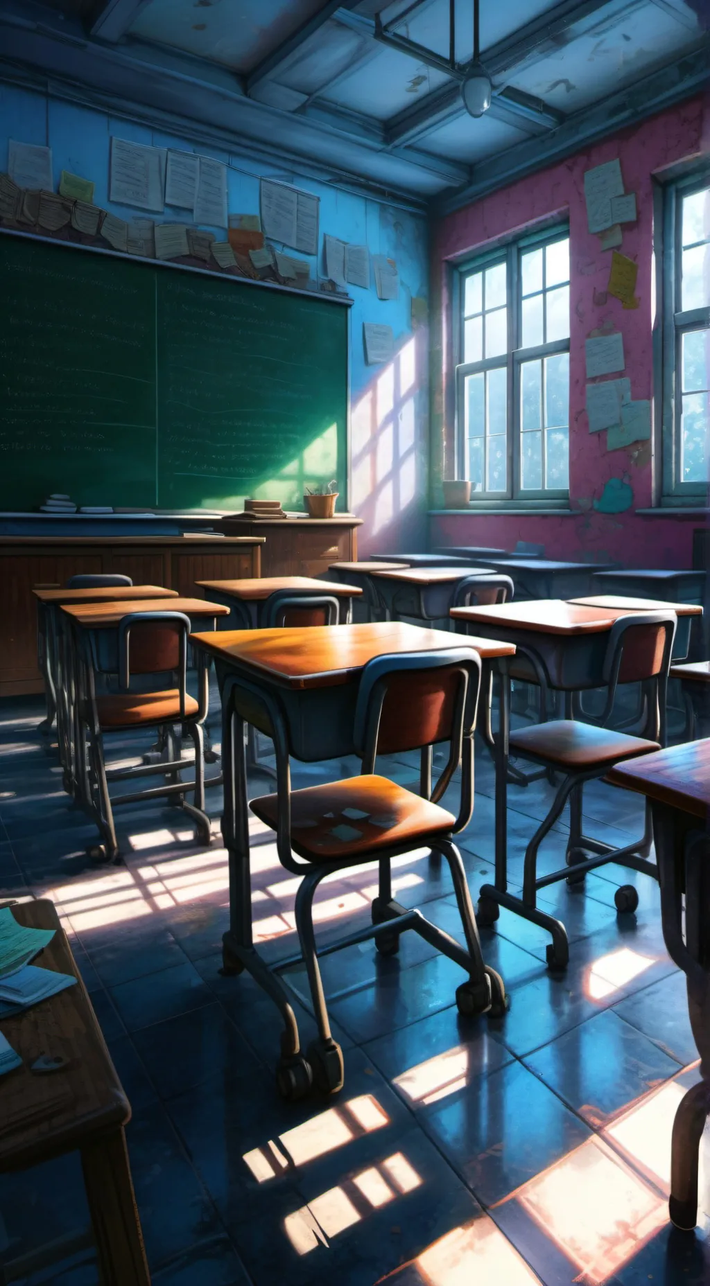 ai character: Class 1-A background