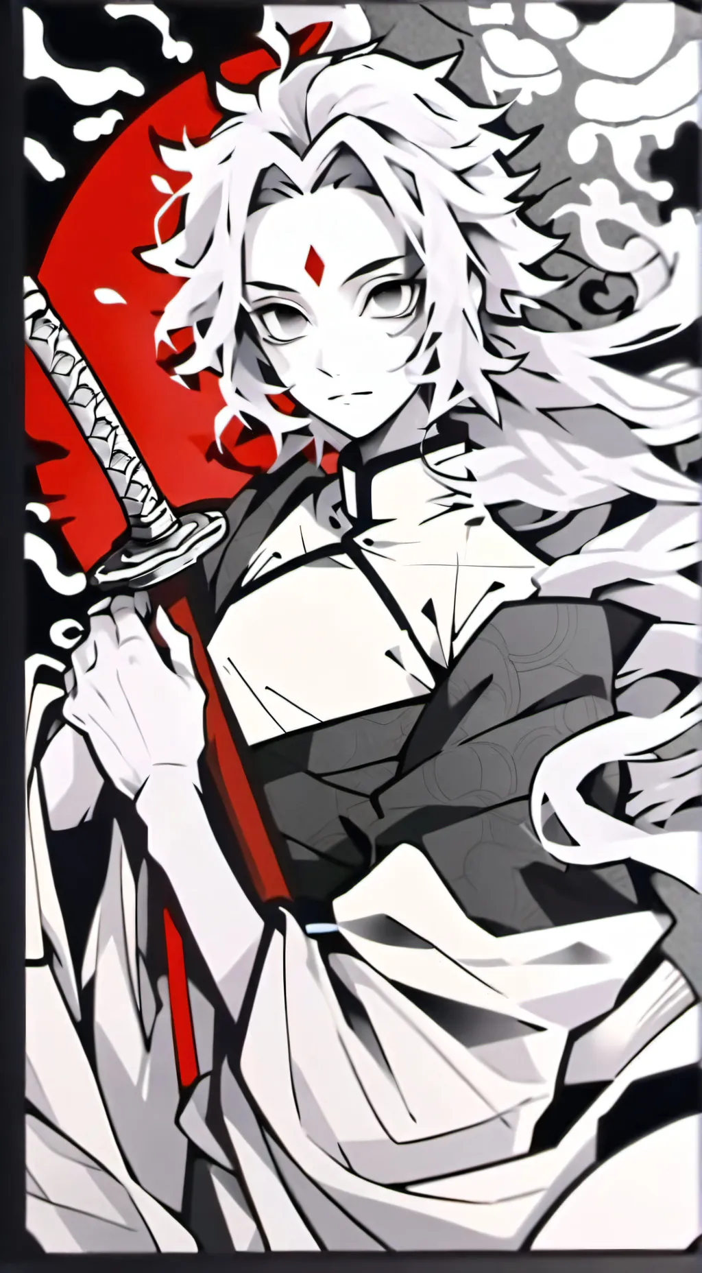 ai character: Demon slayer x Oc6 background