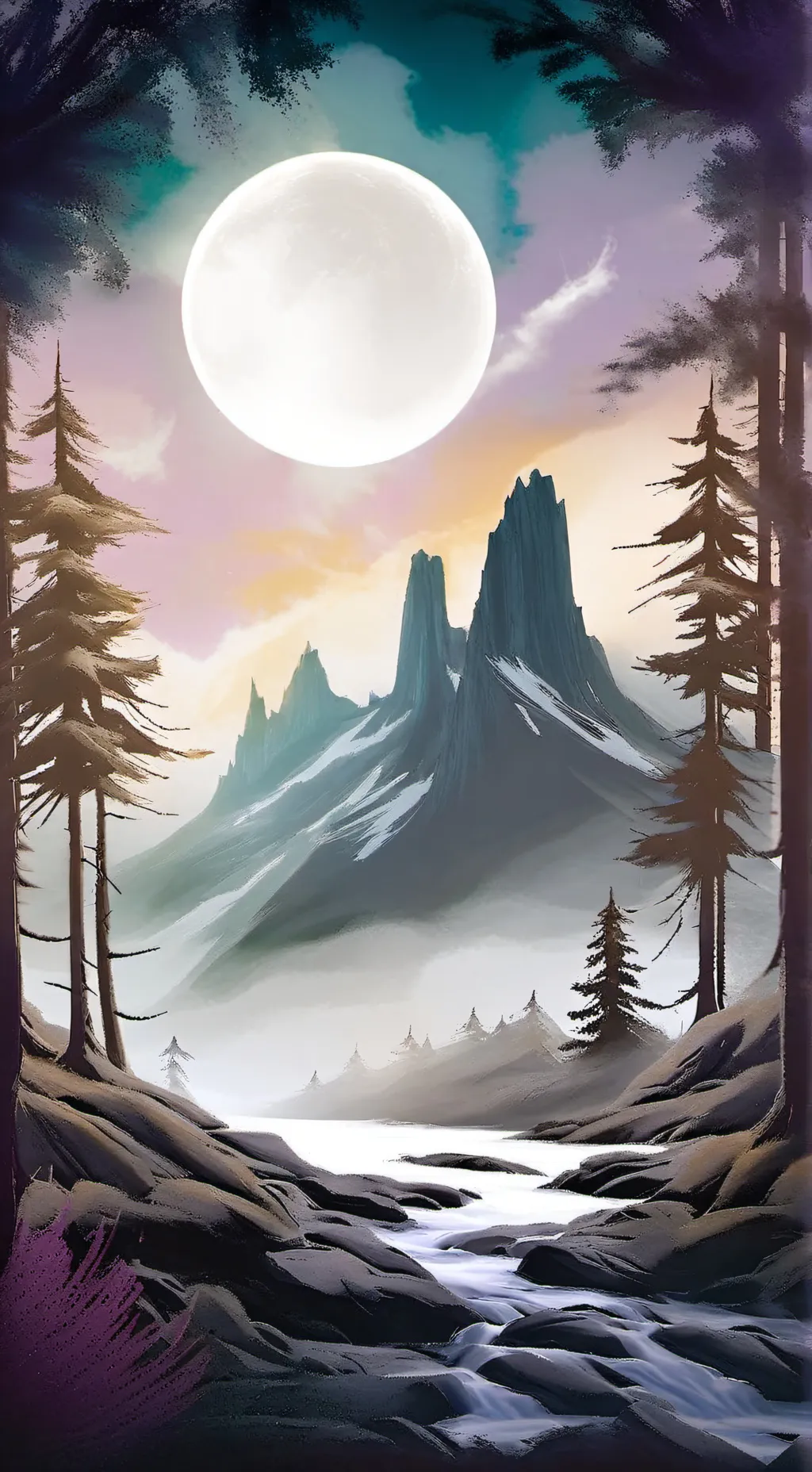 ai character: Magic world background