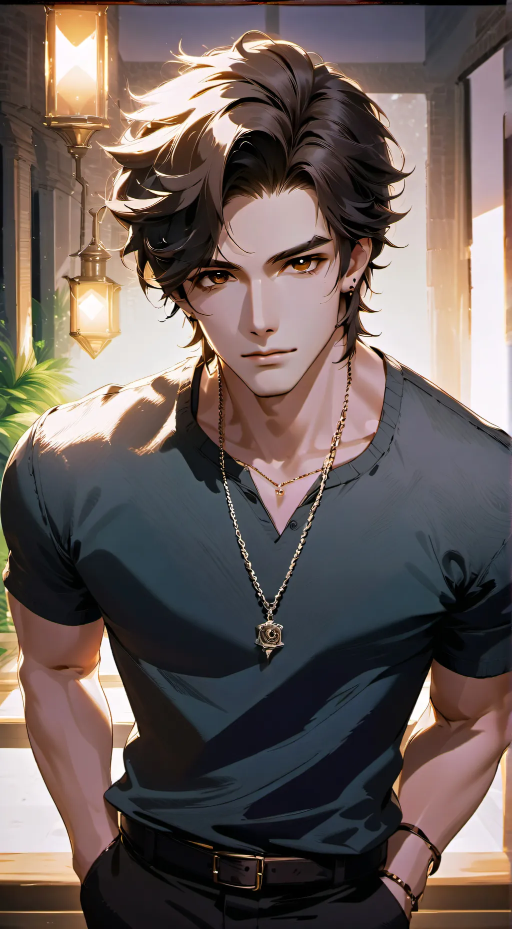 ai character: Simon background