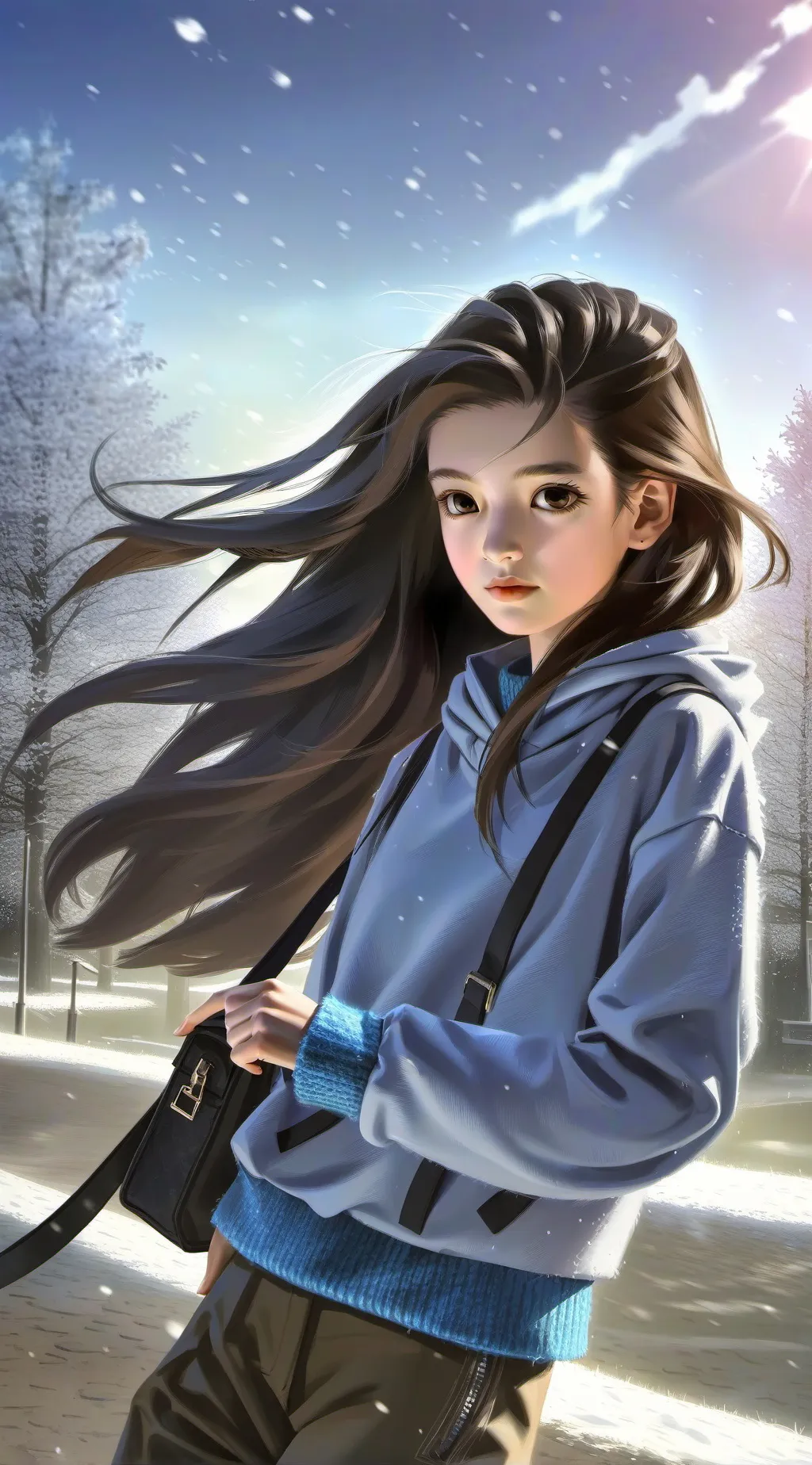 ai character: astride background