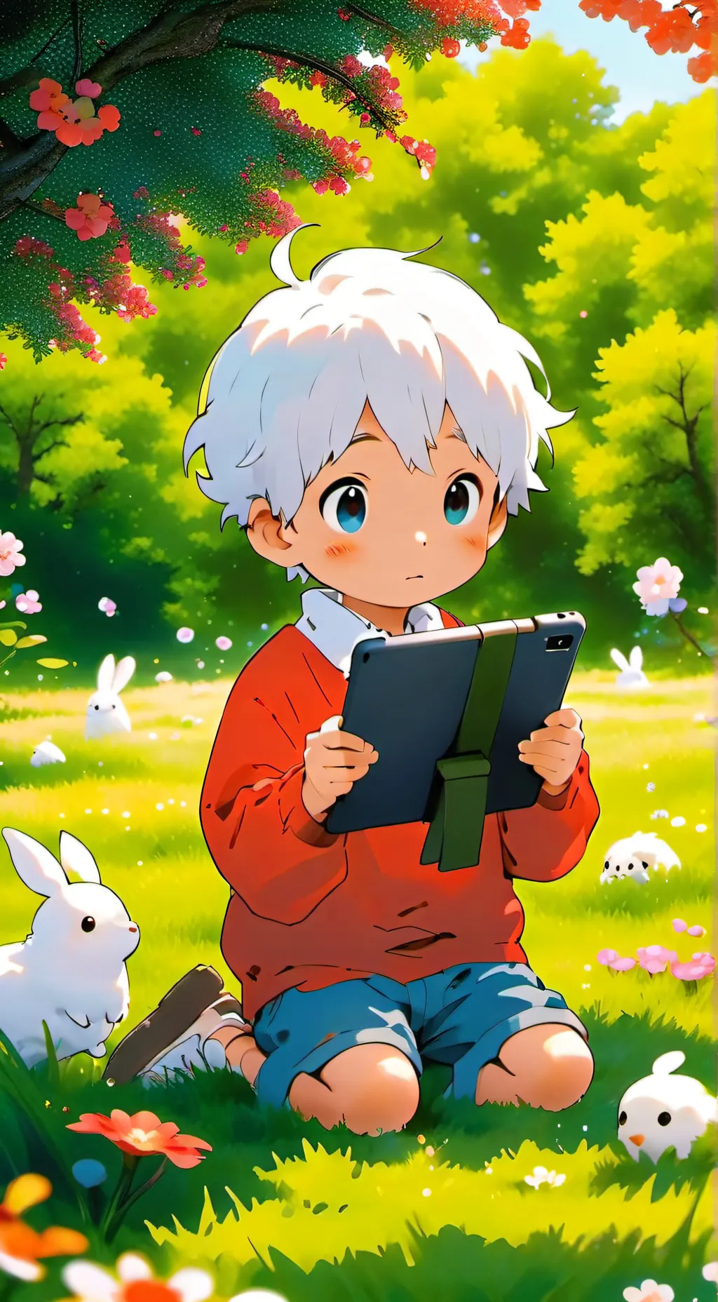 ai character: Brainrot kid background