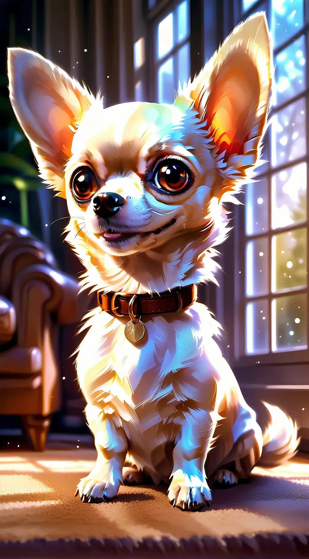 ai character: forsaken puppy background