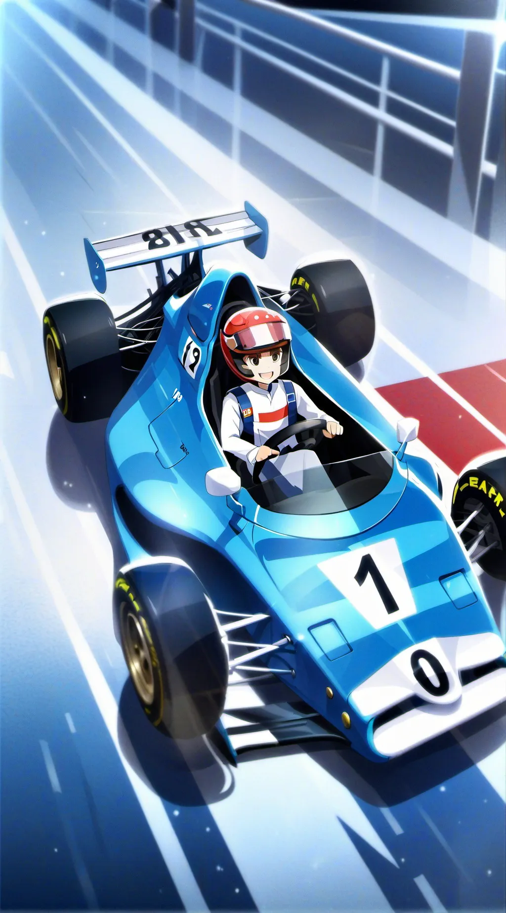 ai character: Sprunki Racing  background
