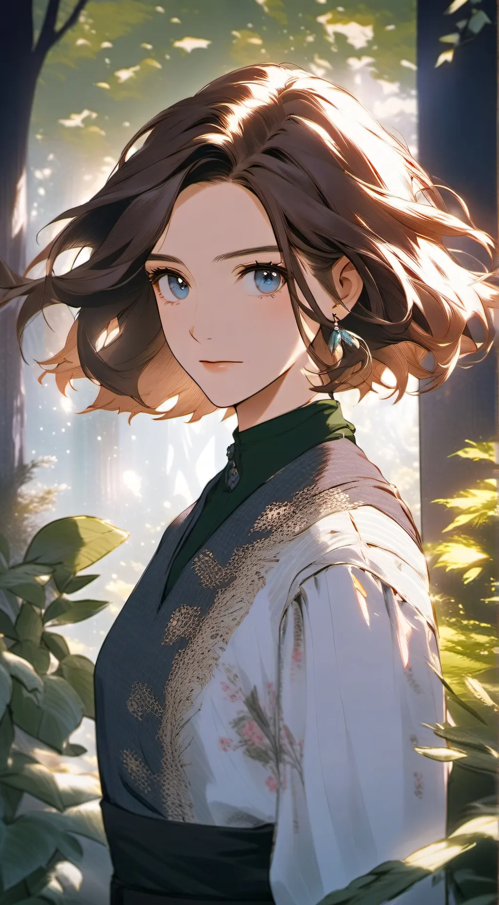 ai character: DEKUBAKU 💚🧡 background