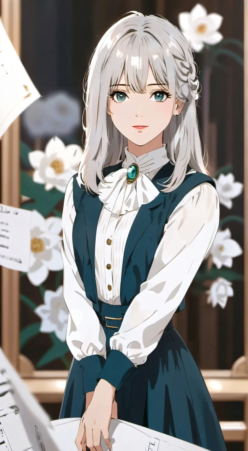ai character: Luna  background