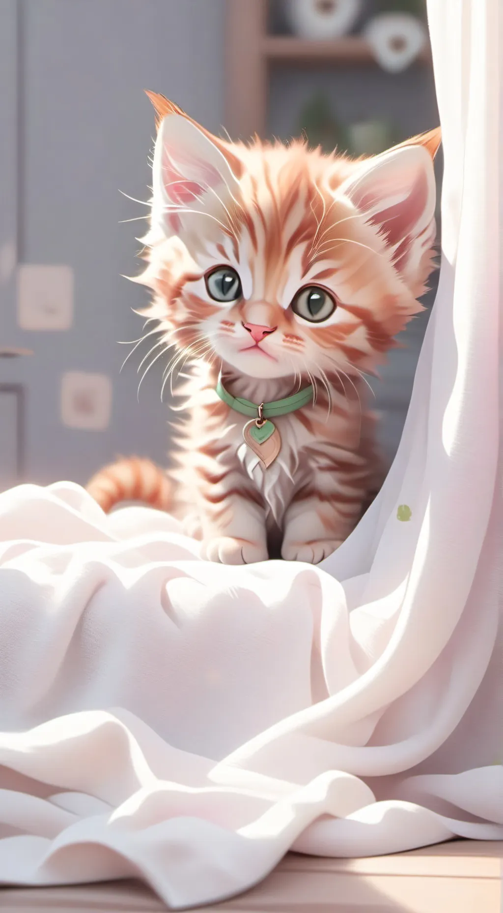 ai character: your pet kitten  background