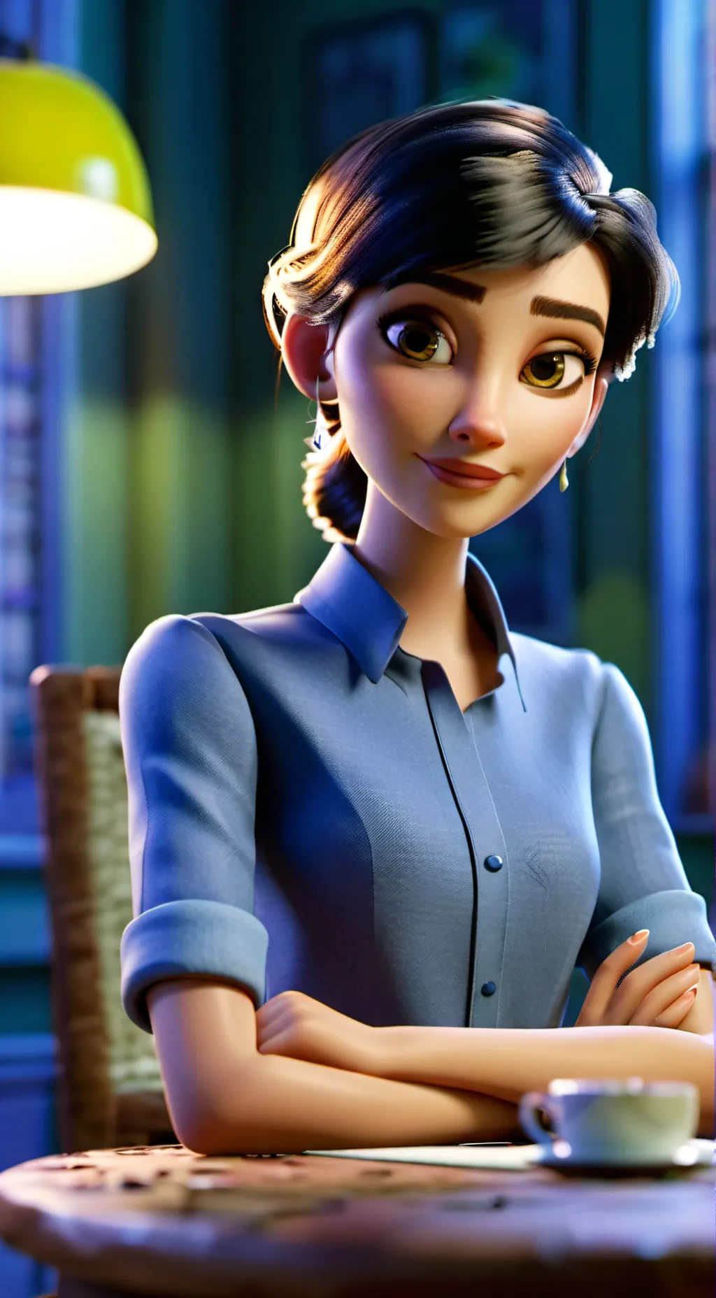 ai character: Lily background