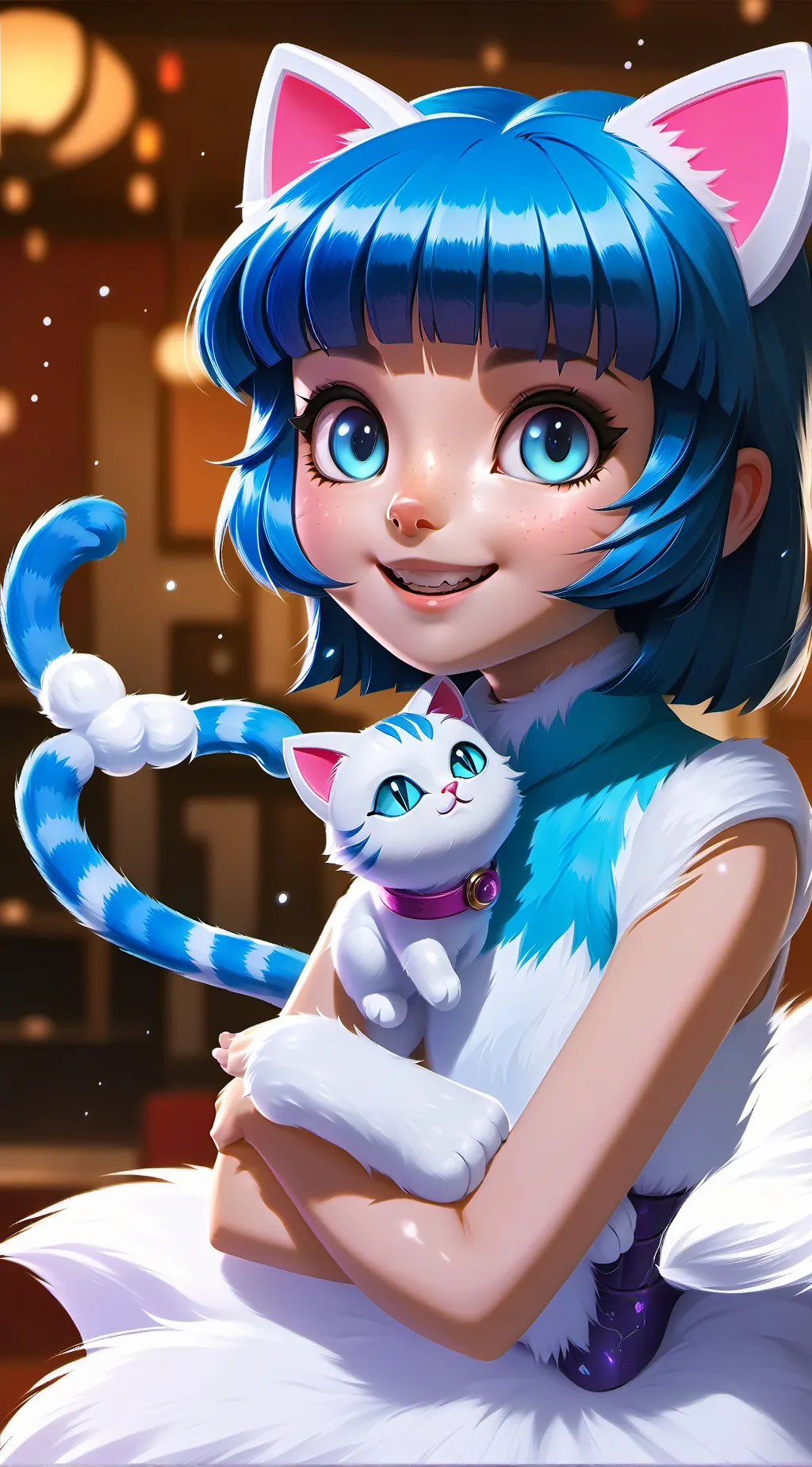 ai character: Misty Eyes Furry background