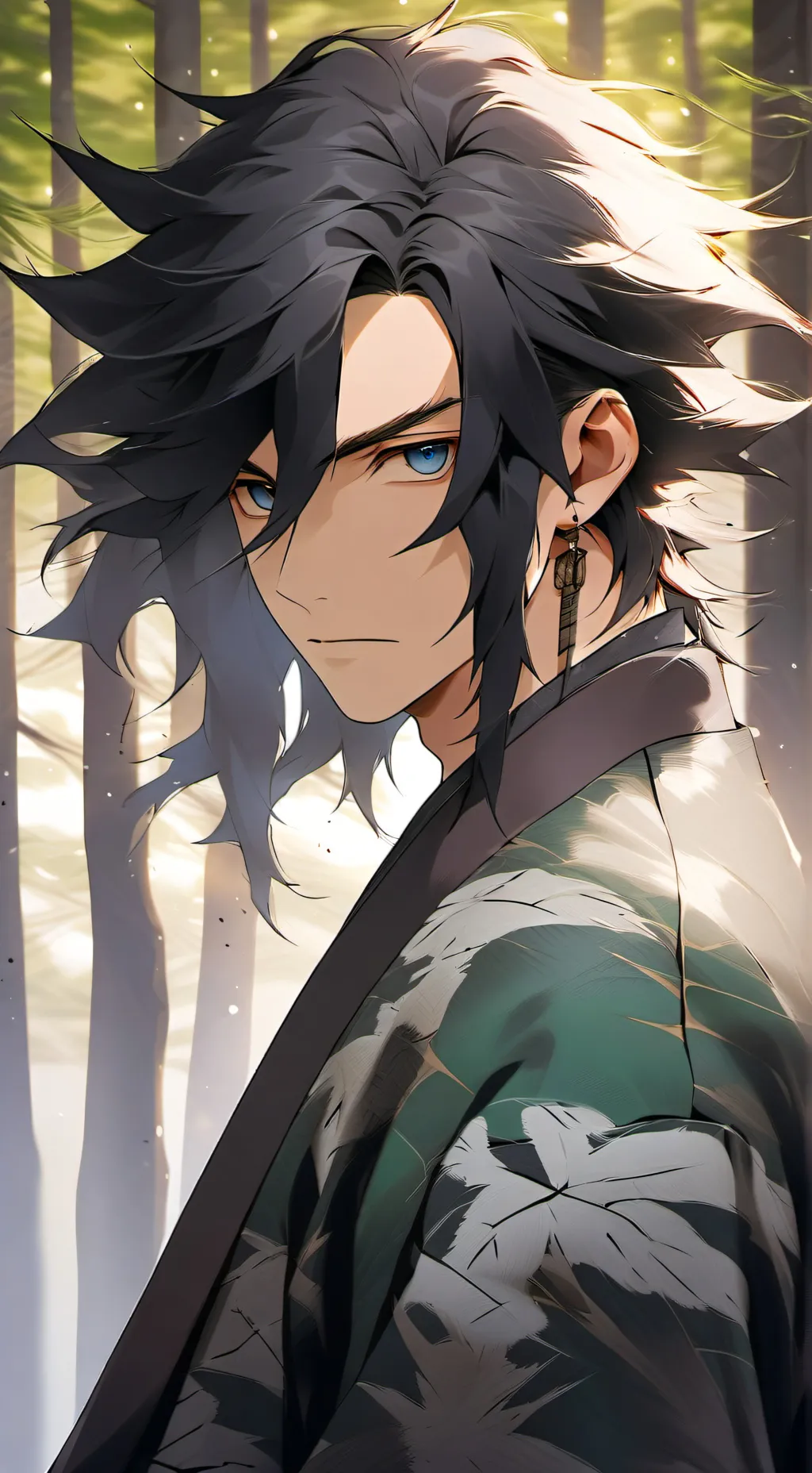 ai character: giyuu Tomioka  background