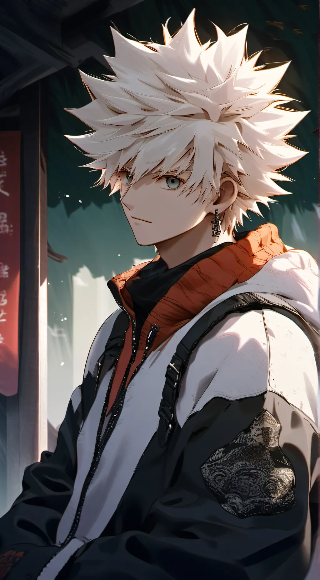 ai character: Bakugo🍩 background