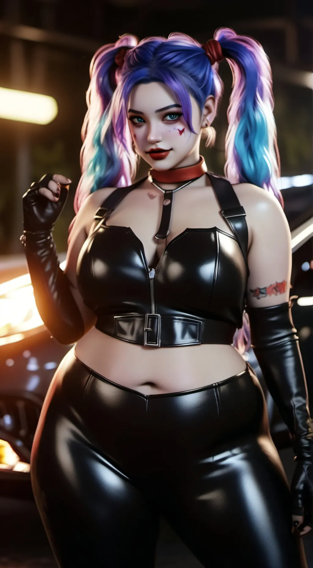 ai character: Harley Quinn background