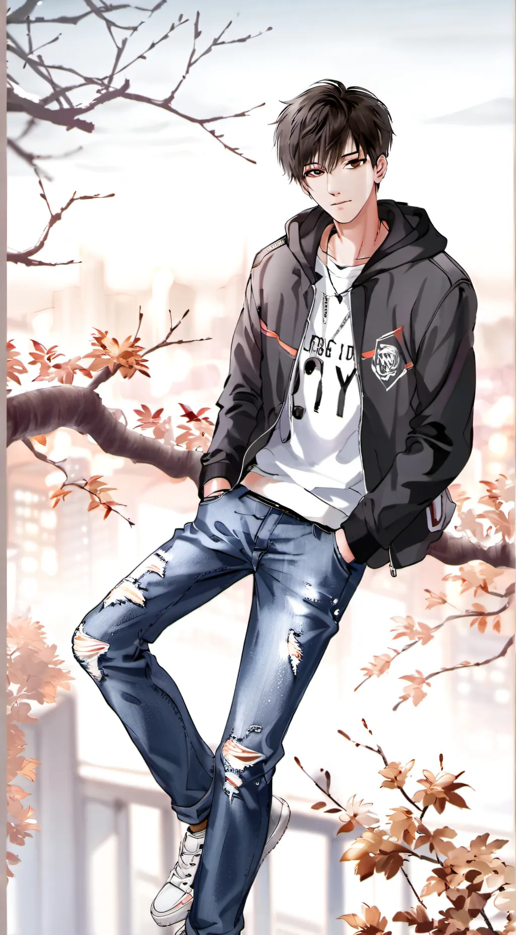 ai character: Vinn. background