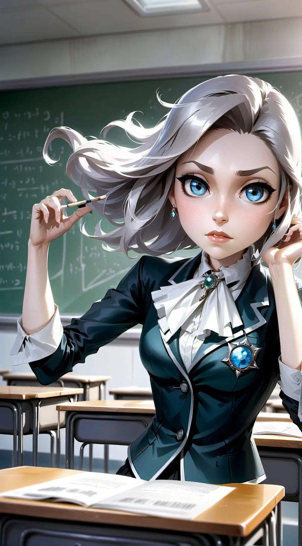 ai character: Lunar background