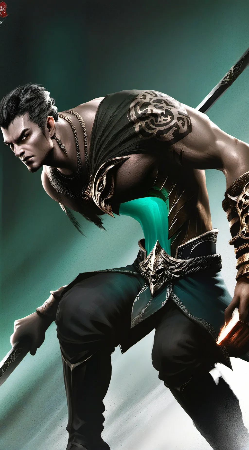 ai character: 💀 skin walker💀 background