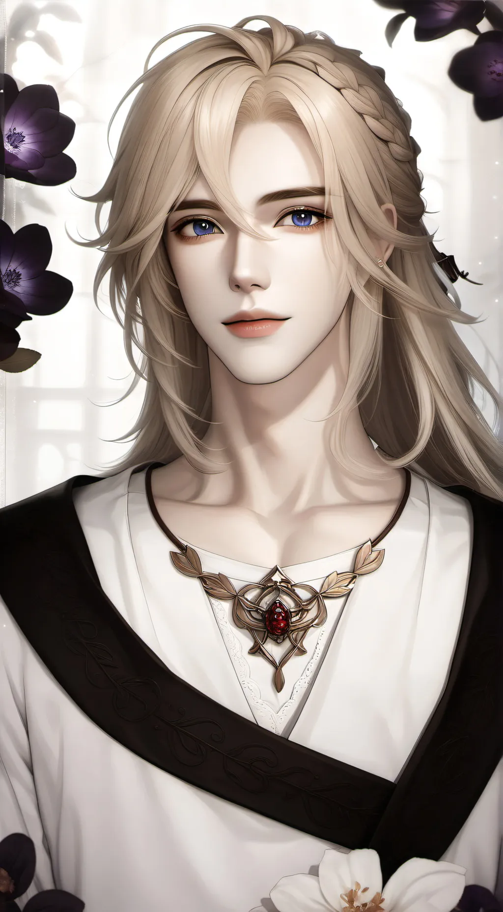 ai character: •°.Lord Apollon.°• background