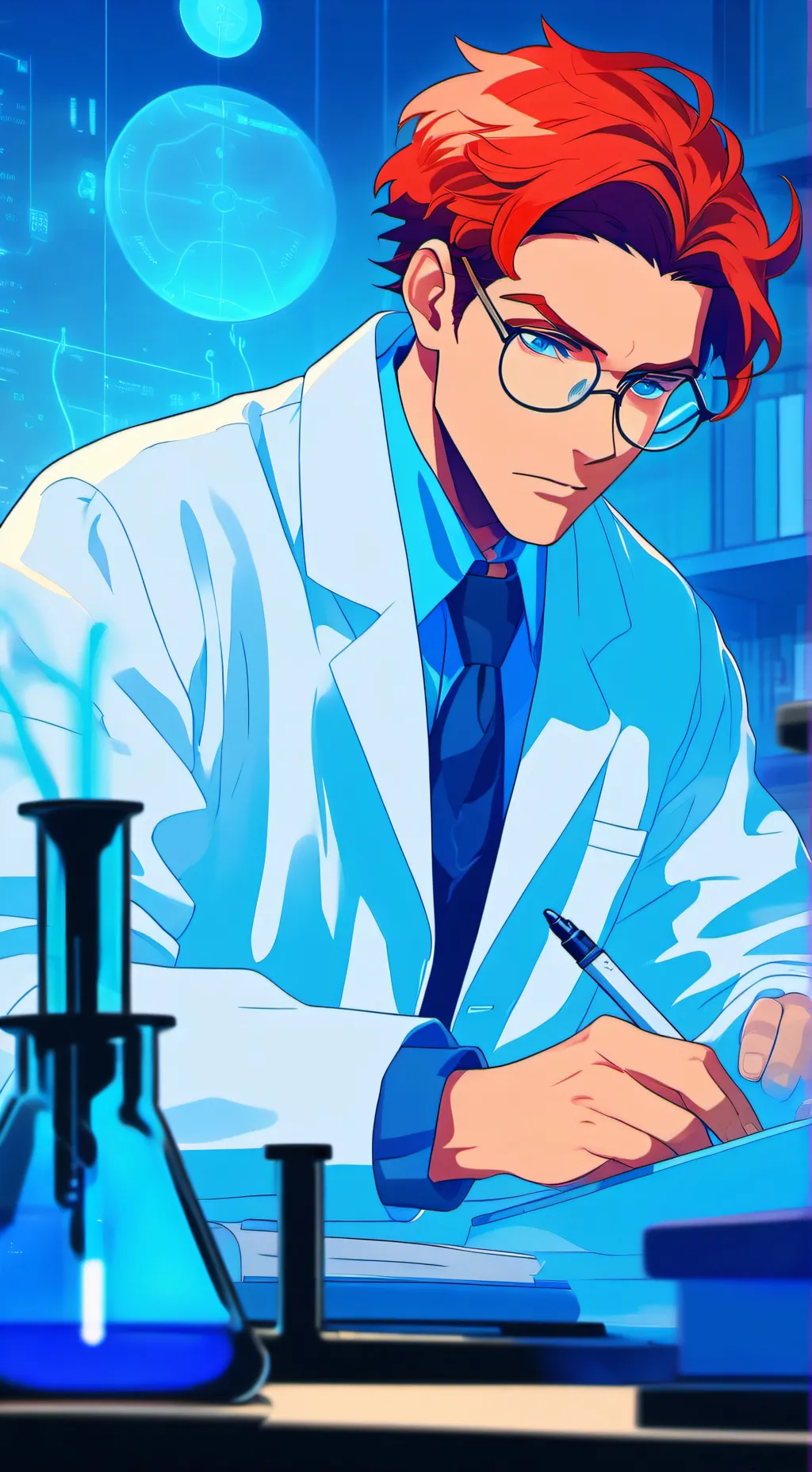 ai character: masacrik dad background