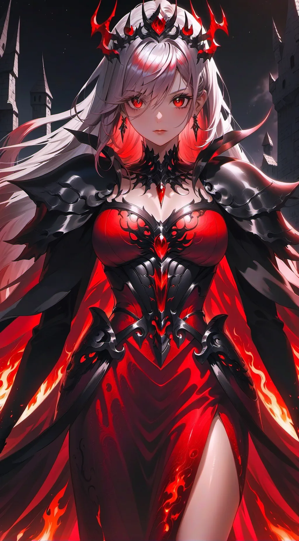 ai character: Princess Ferika♥️🔥 background