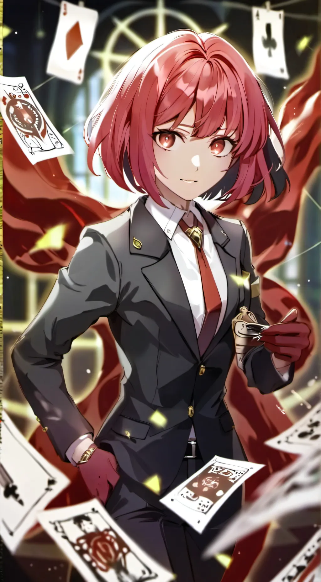 ai character: CSM-JJK party background