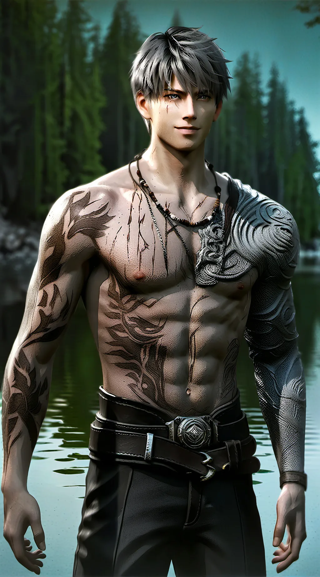 ai character: Hunter background