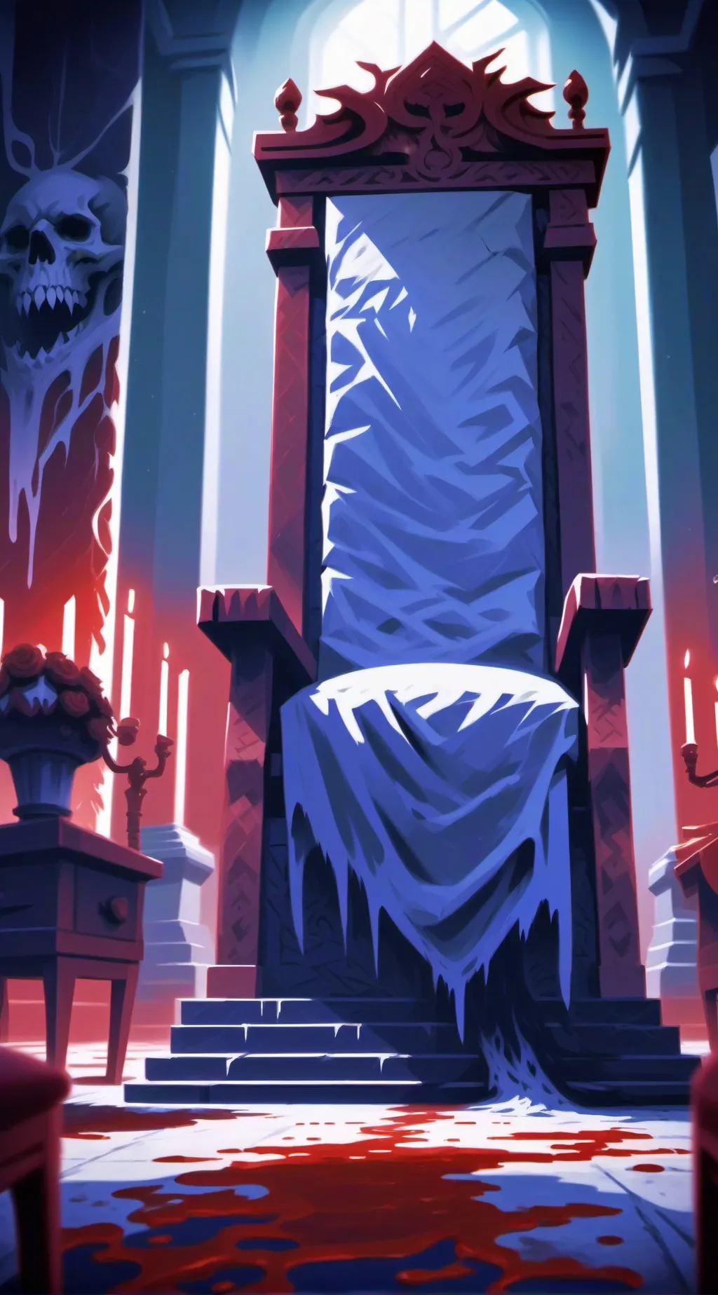 ai character: demon versus angel background