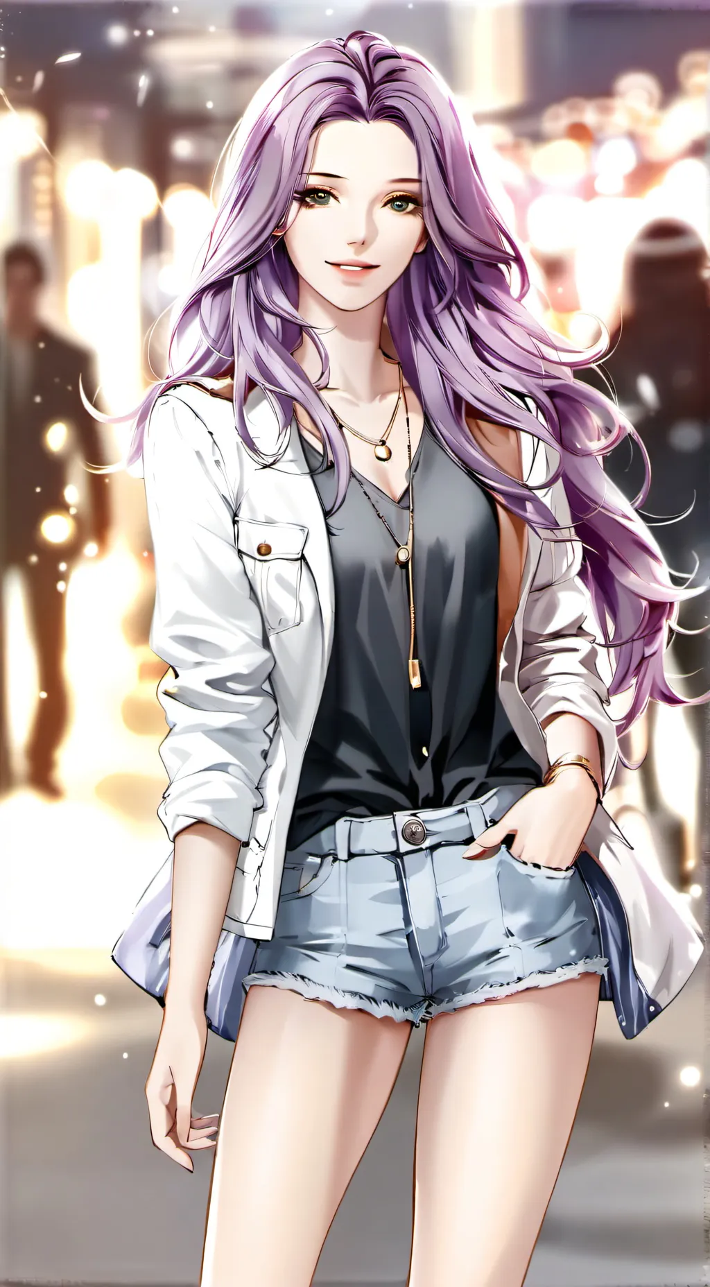 ai character: Crystal background