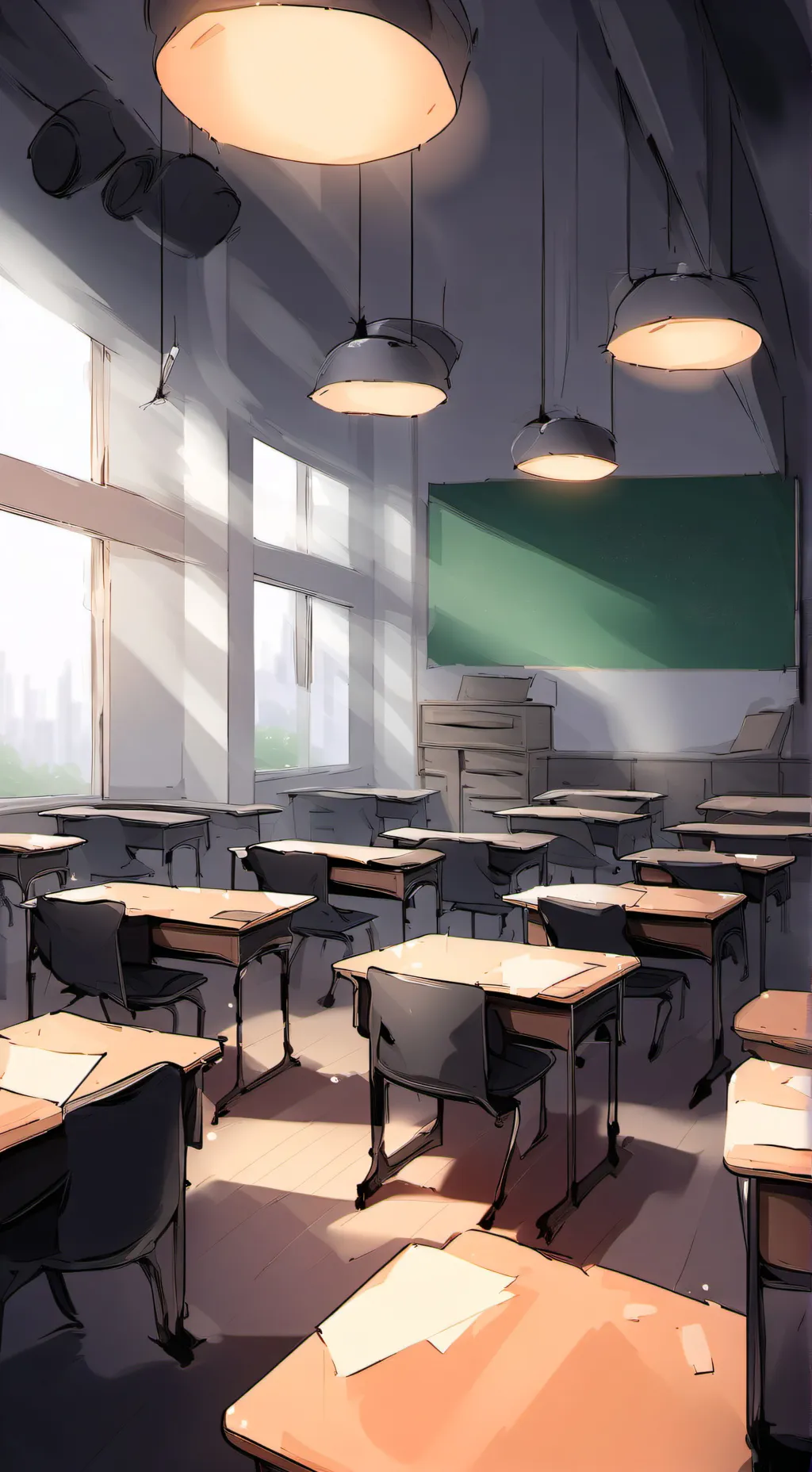 ai character: Transfer student…? background