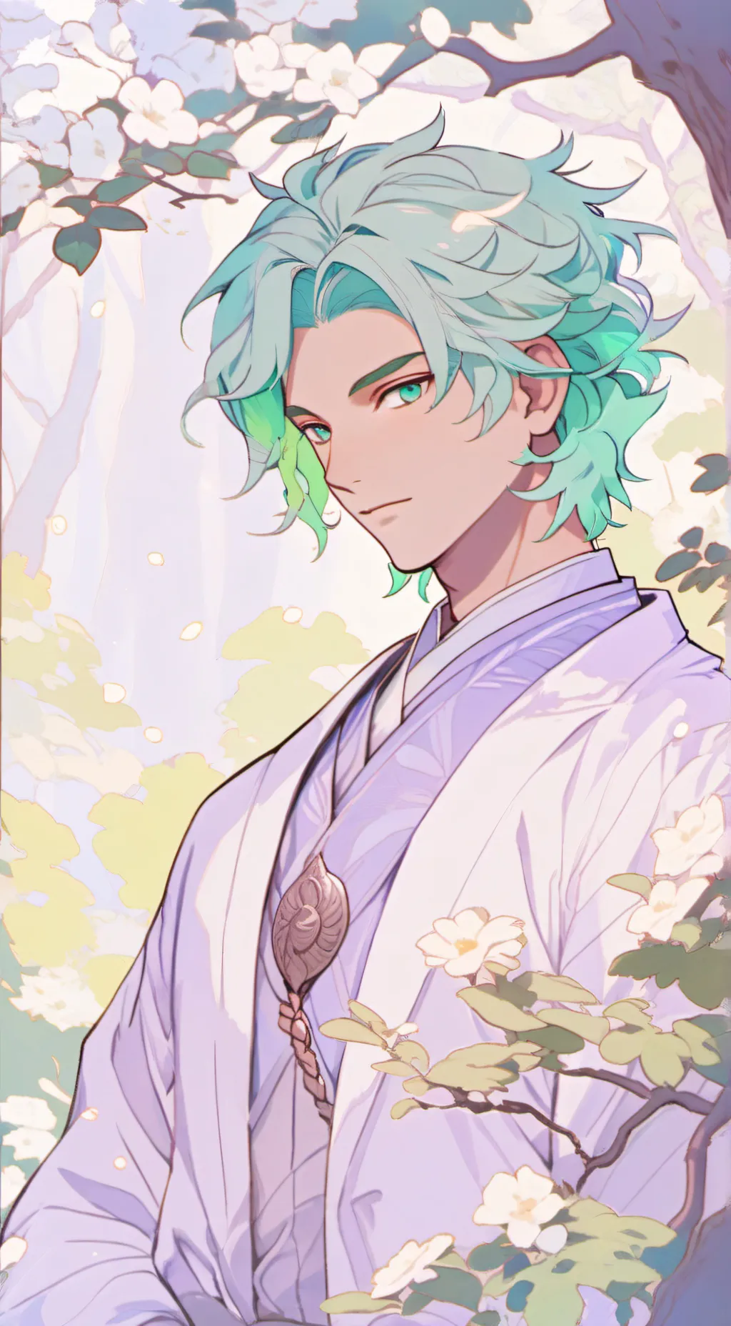 ai character: híbrido background