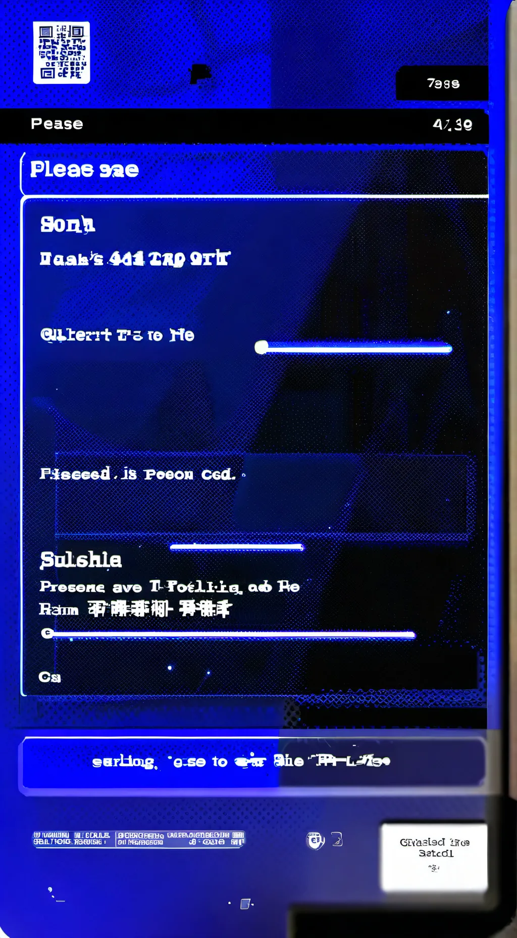 ai character: Glitch background