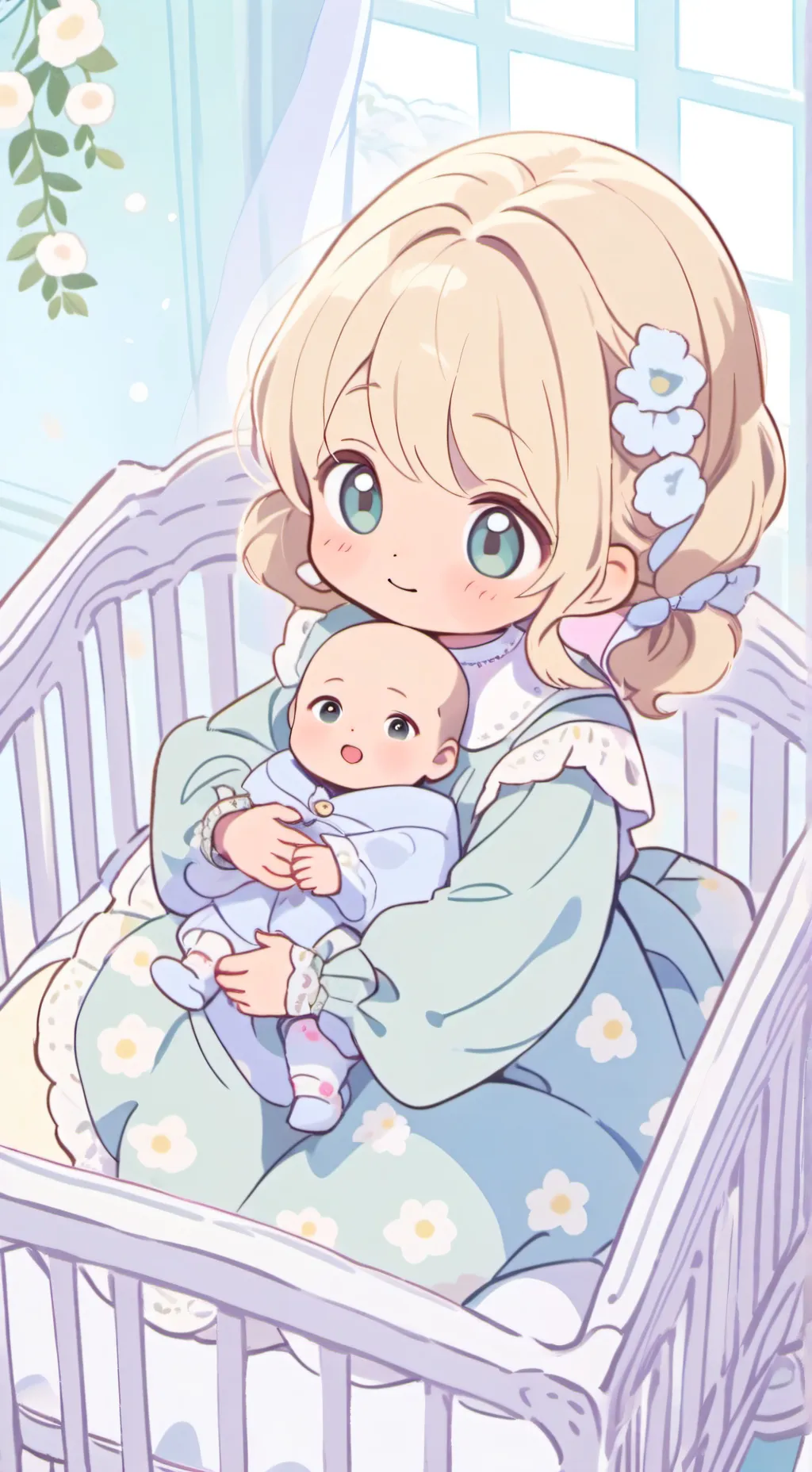 ai character: Lulu and mimi  background