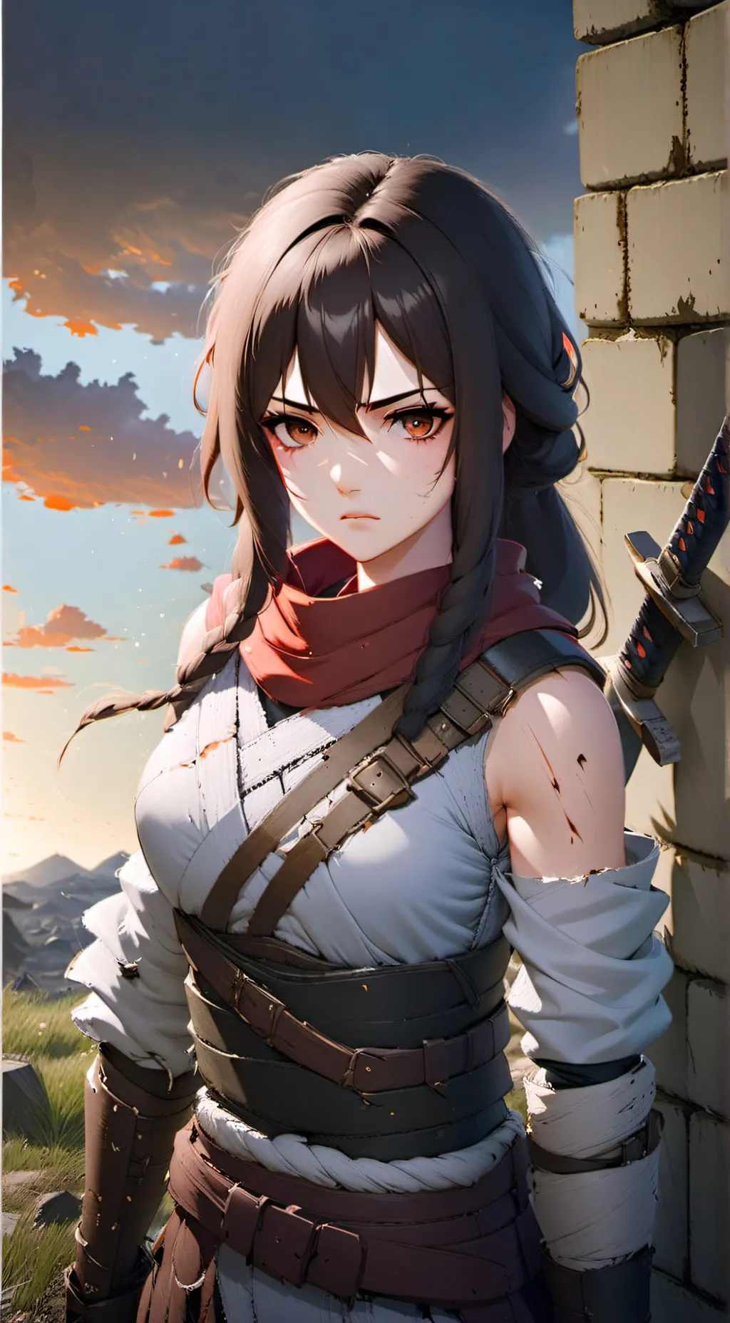 ai character: Akemi Awa background