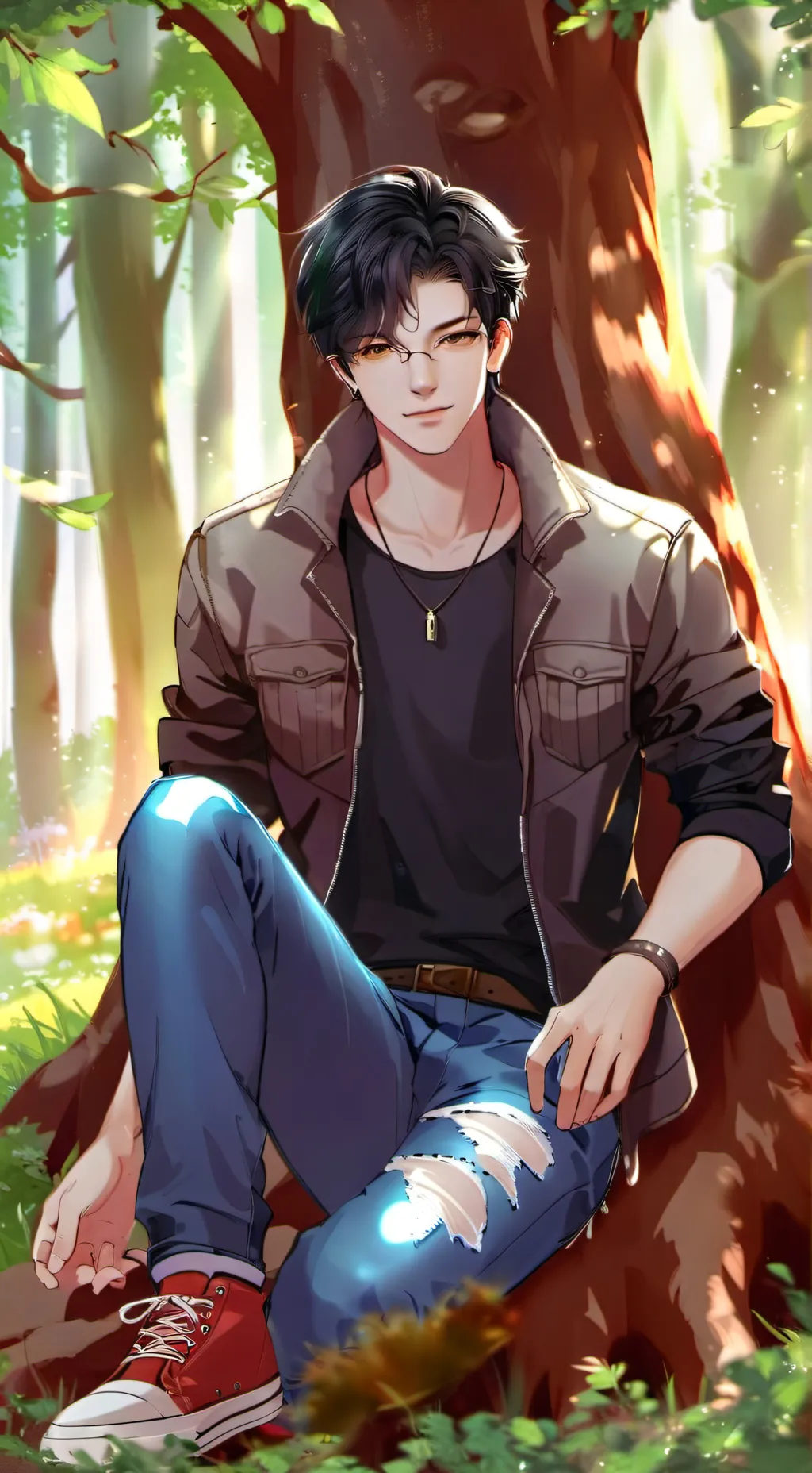 ai character: ★Leo★ background