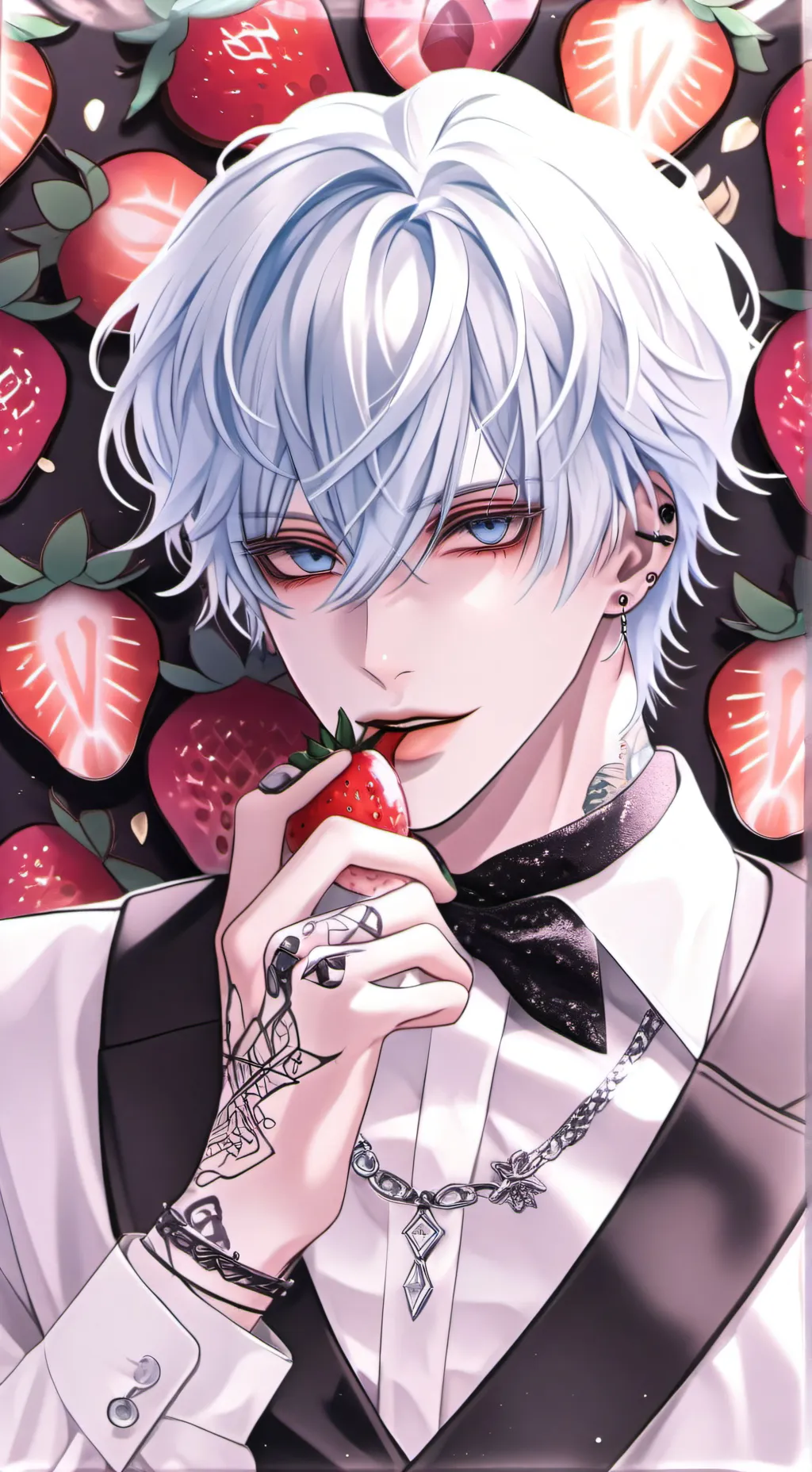ai character: 🍰Luke 🍓 background