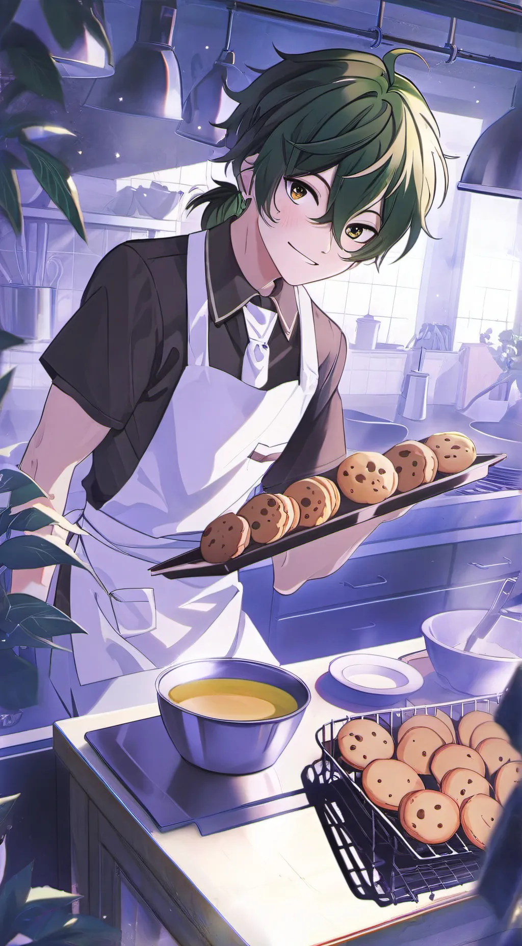 ai character: Sick sprout remade background