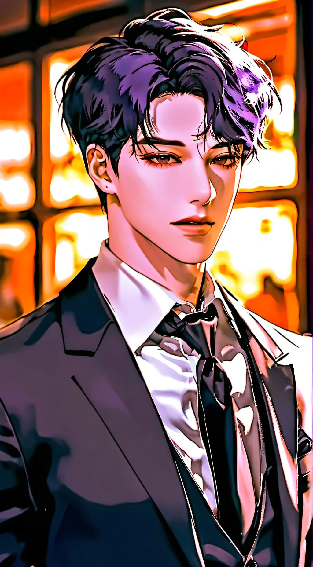 ai character: Zander Garcia  background